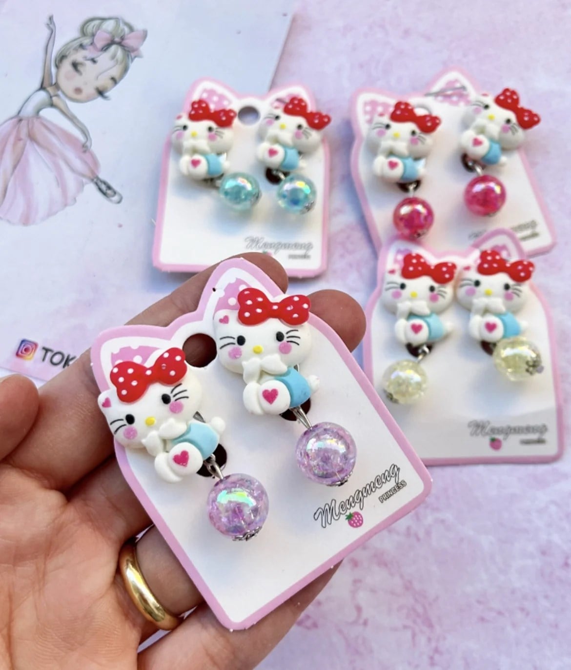Hello Kitty Küpe
