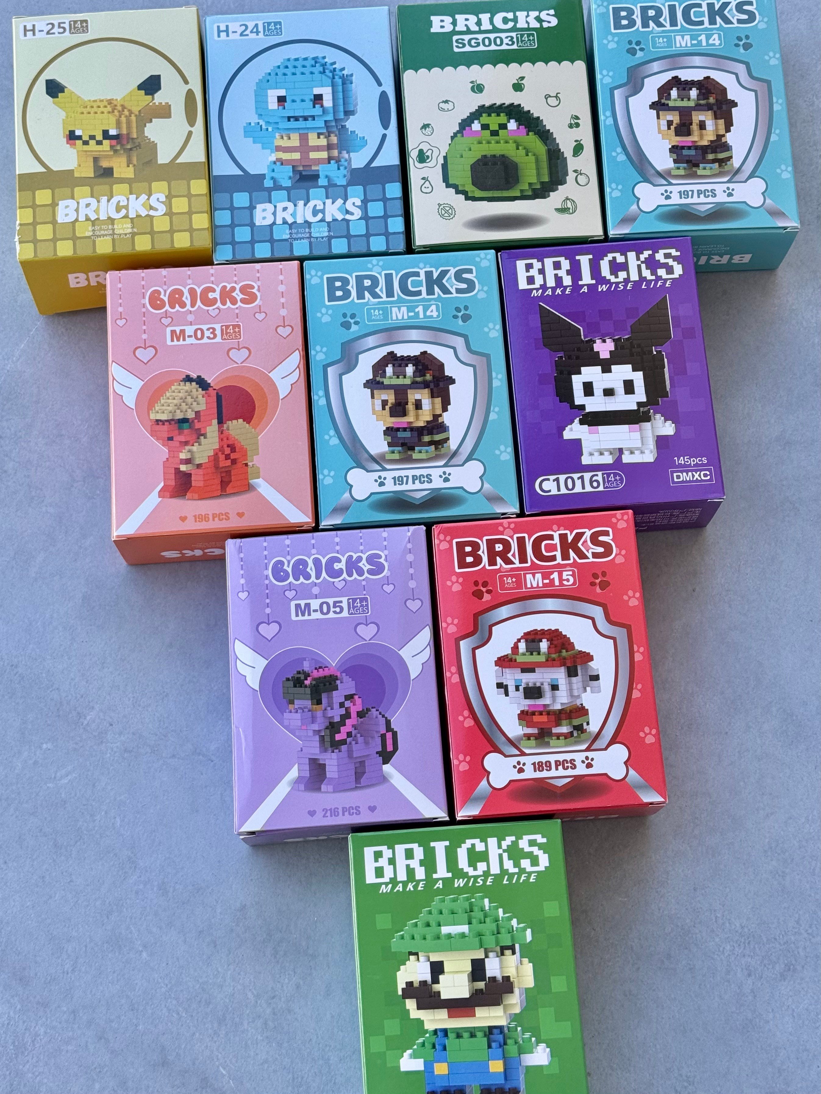 Karakterli Bricks 3D Lego Yapboz 