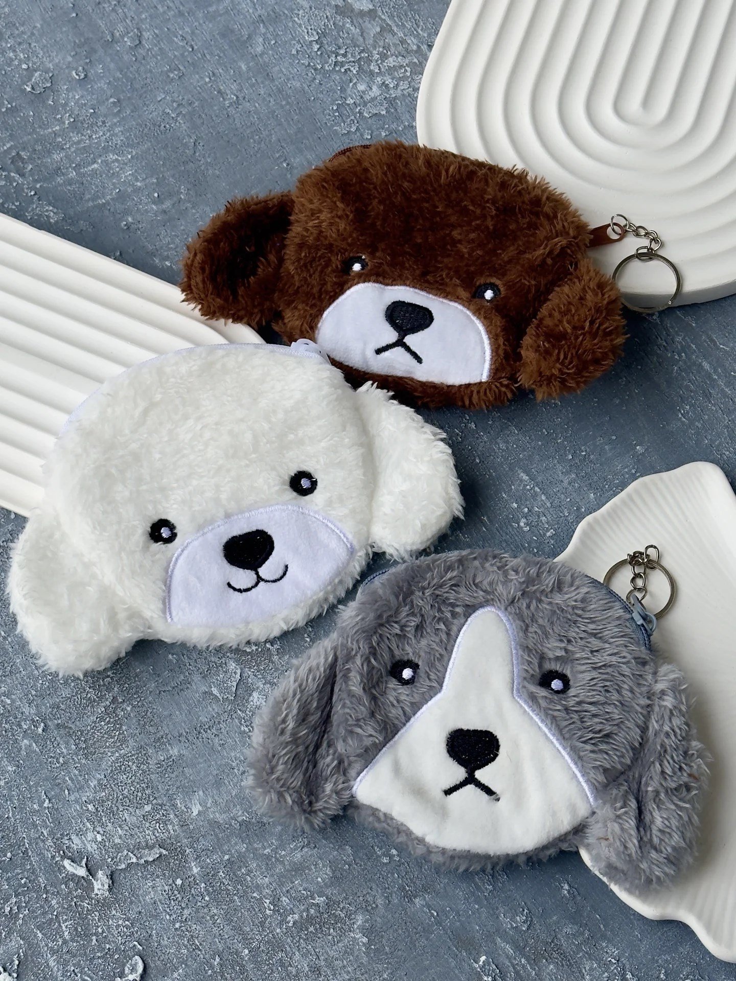 Köpekli Peluş Para Cüzdanı