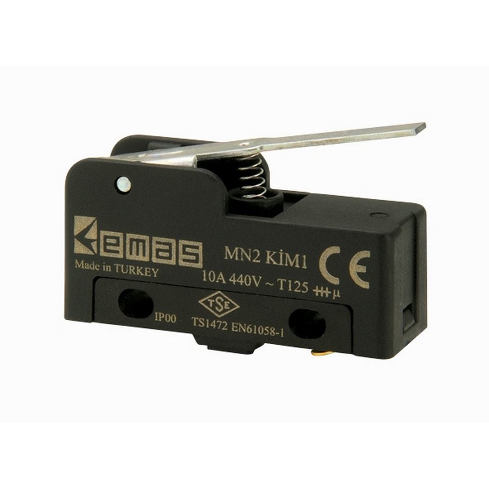  Metal Kısa Kollu 1CO MN2 Serisi Plastik Mini Switch