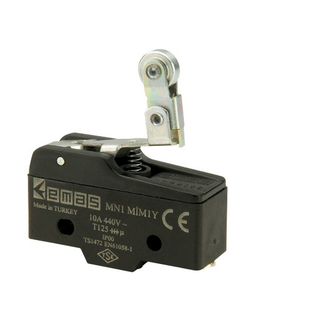  Metal Kısa Kollu Makaralı 1CO MN1 Serisi Plastik Mini Switch