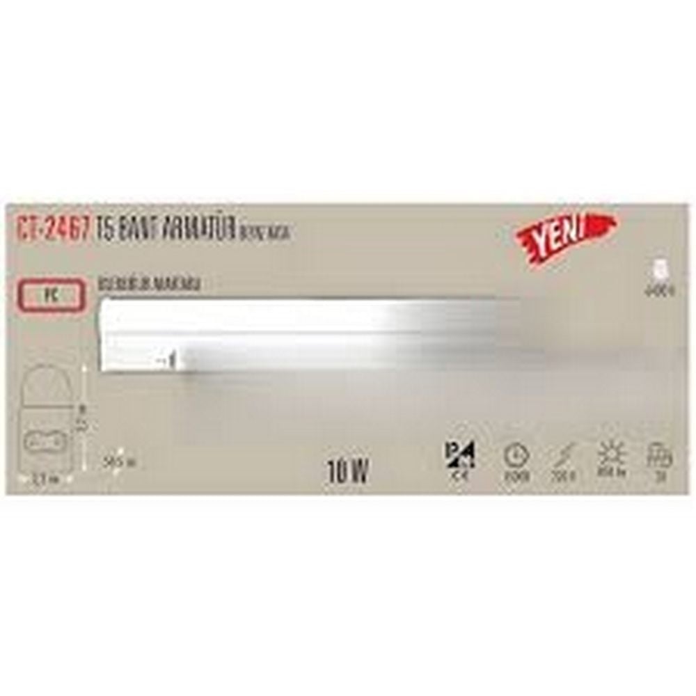 10W T5 LEDLİ BANT ARMATÜR ( BEYAZ)