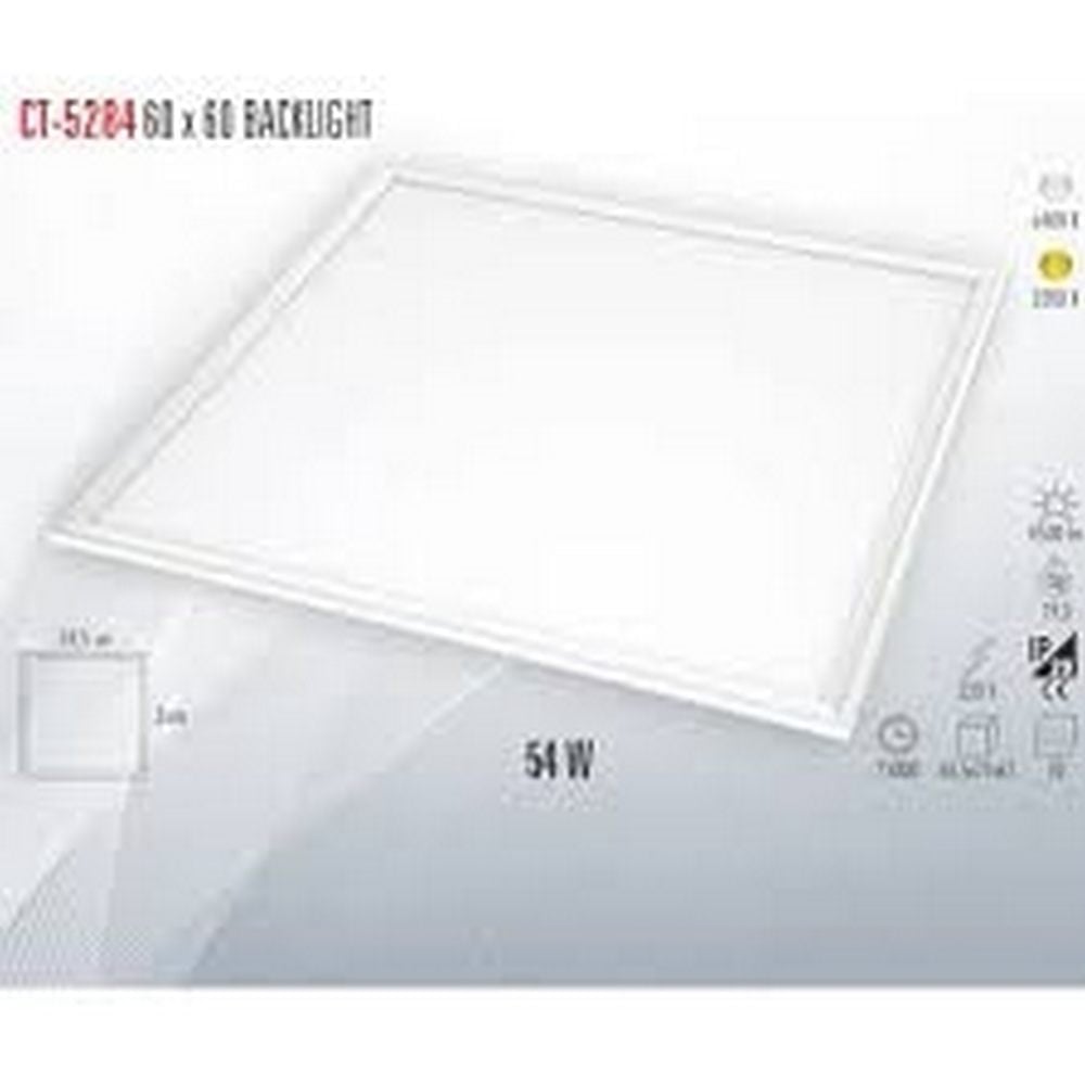 54W LED PANEL BACKLIGHT (60x60) BEYAZ