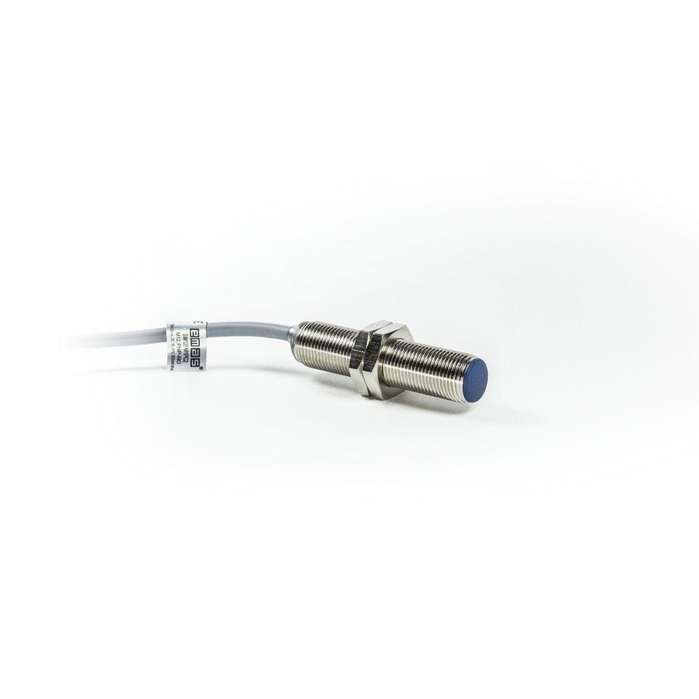 Metal Düz PNP-NO 2mm 2m Kablolu M12 Endüktif Sensör