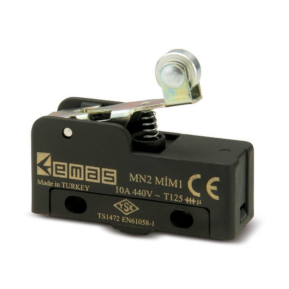 Metal Kısa Kollu Makaralı 1CO MN2 Serisi Plastik Mini Switch