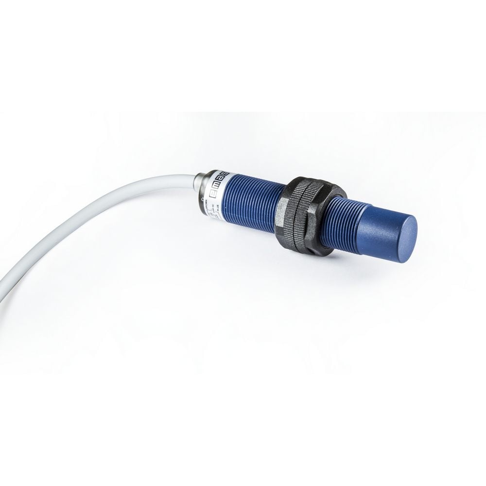 Plastik Çıkık NPN-NO 2-10mm 2m Kablolu M18 Kapasitif Sensör