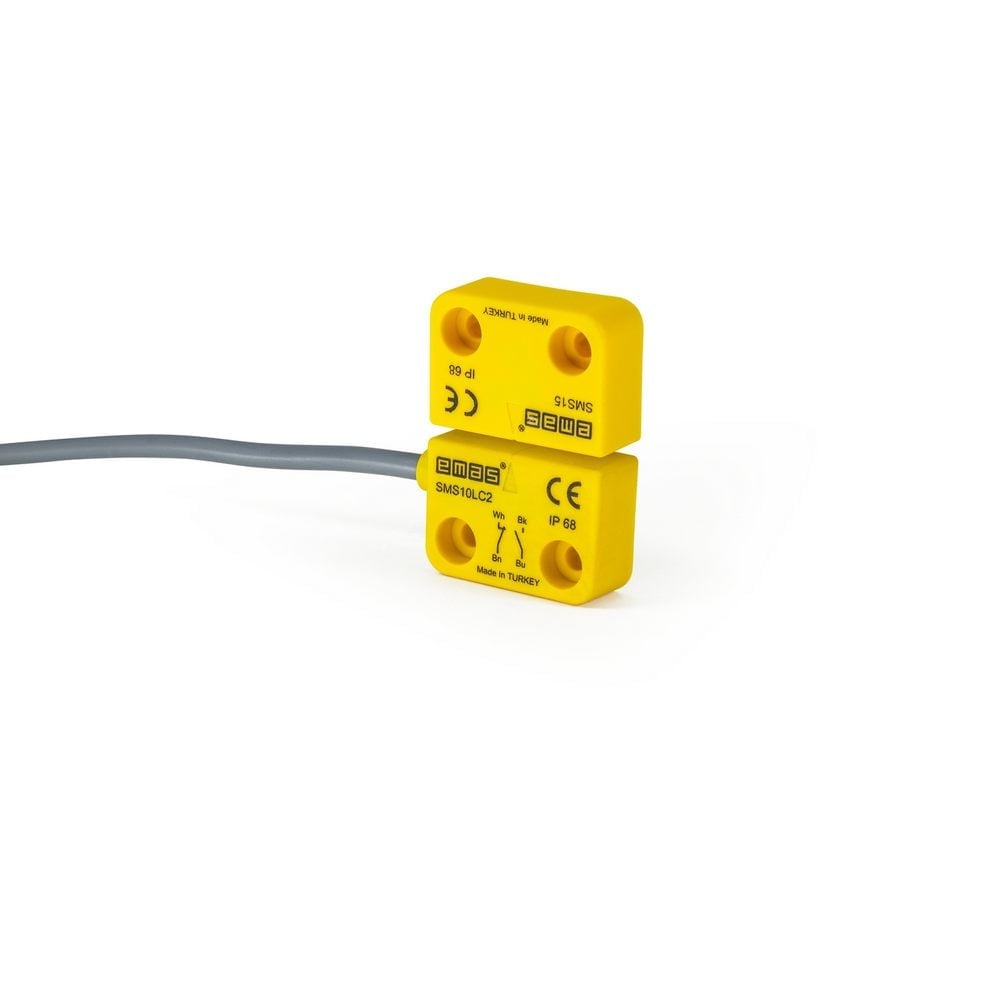 Plastik Sol Çıkış 1NC+1NO 5mm 2m Kablolu 22 mm Manyetik Kapı Switch
