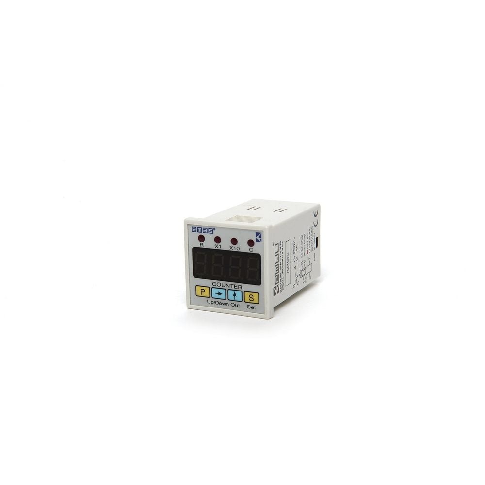RZ1 Serisi 8 Pin'li 230VAC 1CO 5A (rezistif) Dijital Sayıcı Elektronik Röle