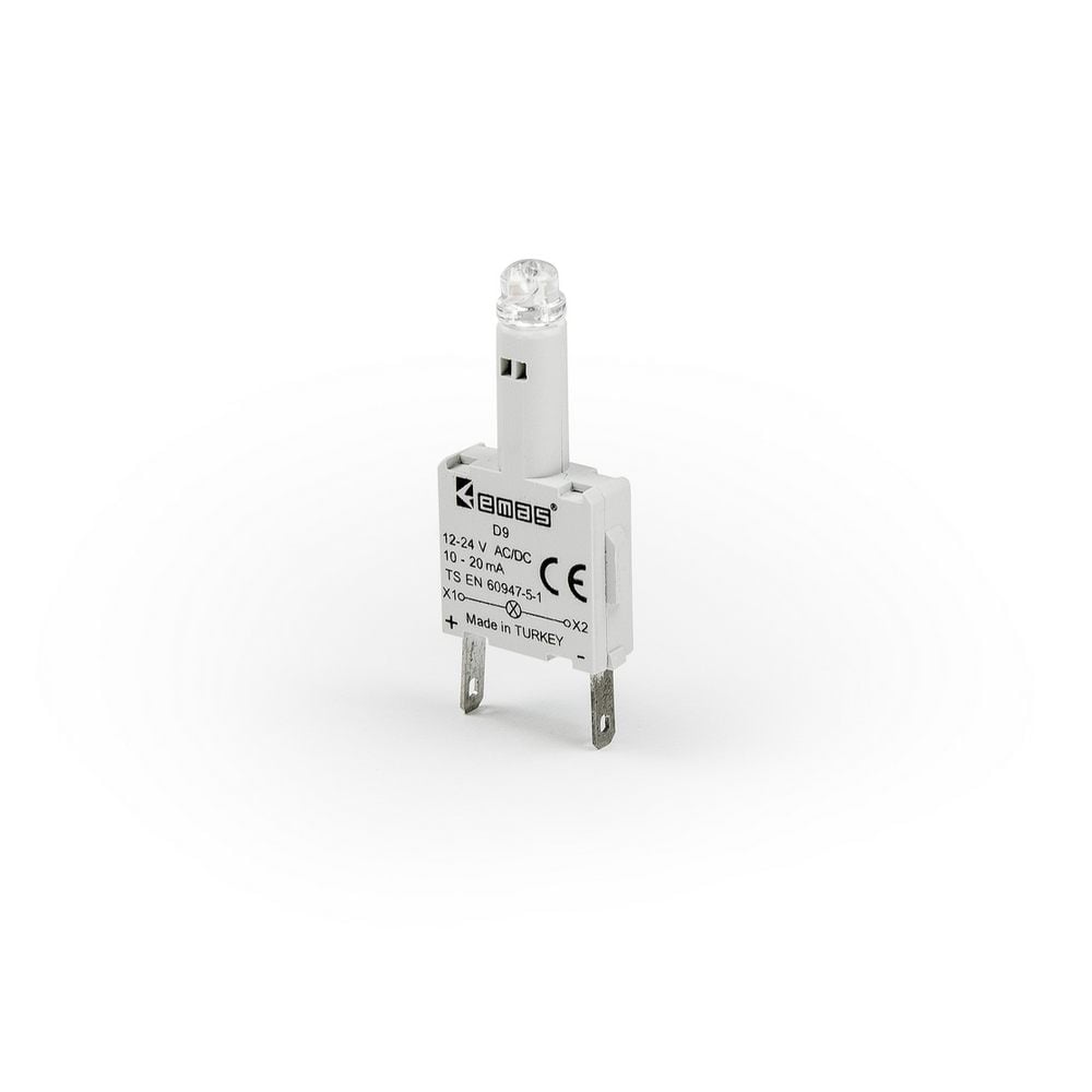 Yedek LED li 12-30V AC/DC Yeşil Sinyal Blok