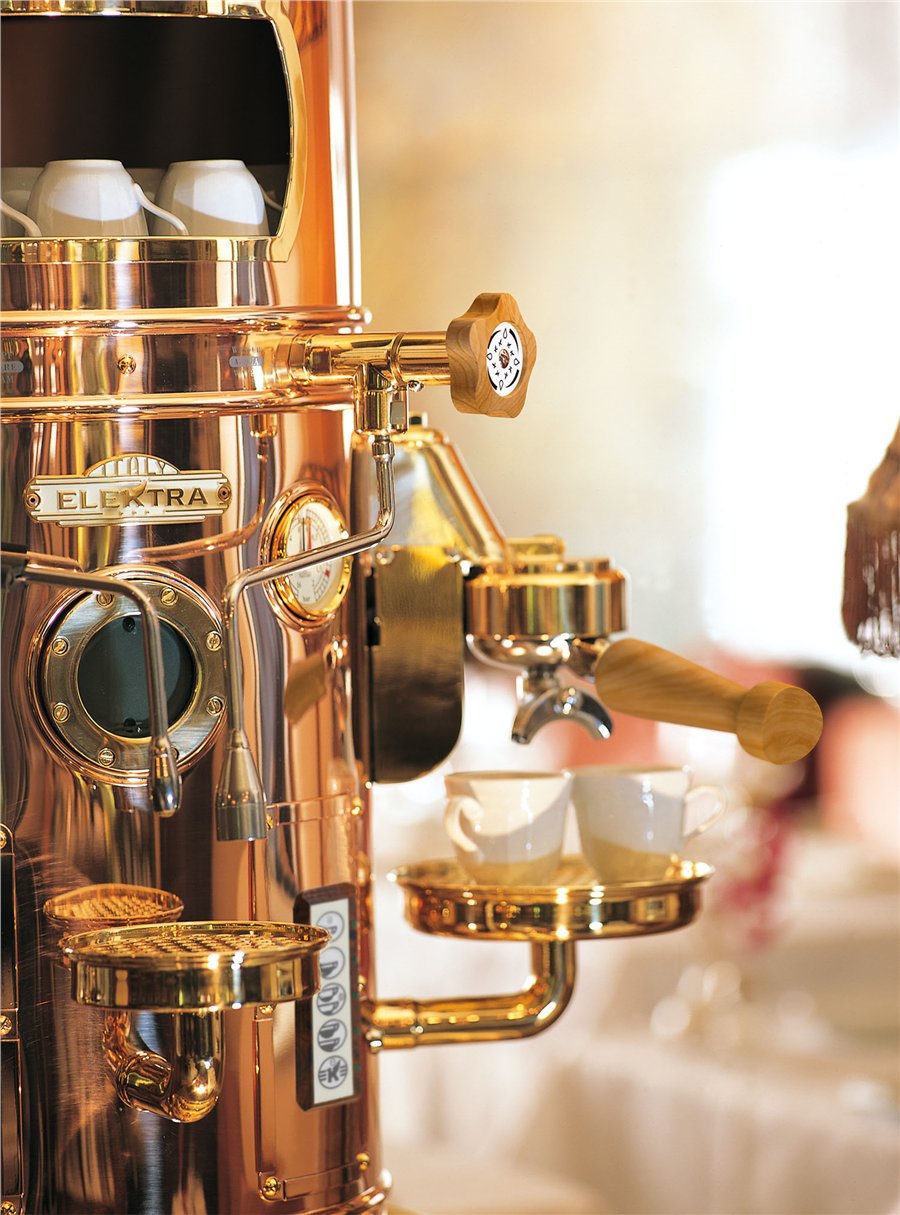 Elektra Belle Epoque 2 Gruplu Bakır Espresso Kahve Makinesi