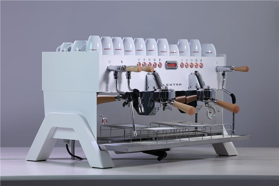 Elektra Eklipto Tall Cup Tam Otomatik 2 Gruplu Beyaz Espresso Kahve Makinesi