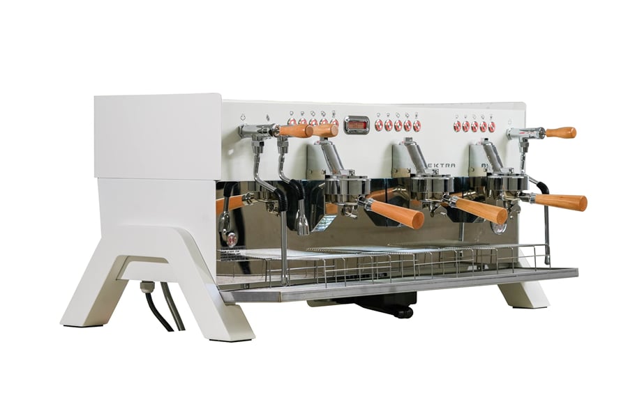 Elektra Eklipto Tall Cup Tam Otomatik 3 Gruplu Beyaz Espresso Kahve Makinesi