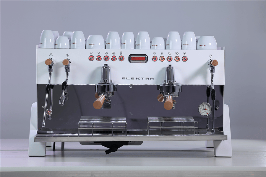 Elektra Eklipto Tall Cup Tam Otomatik 2 Gruplu Beyaz Espresso Kahve Makinesi