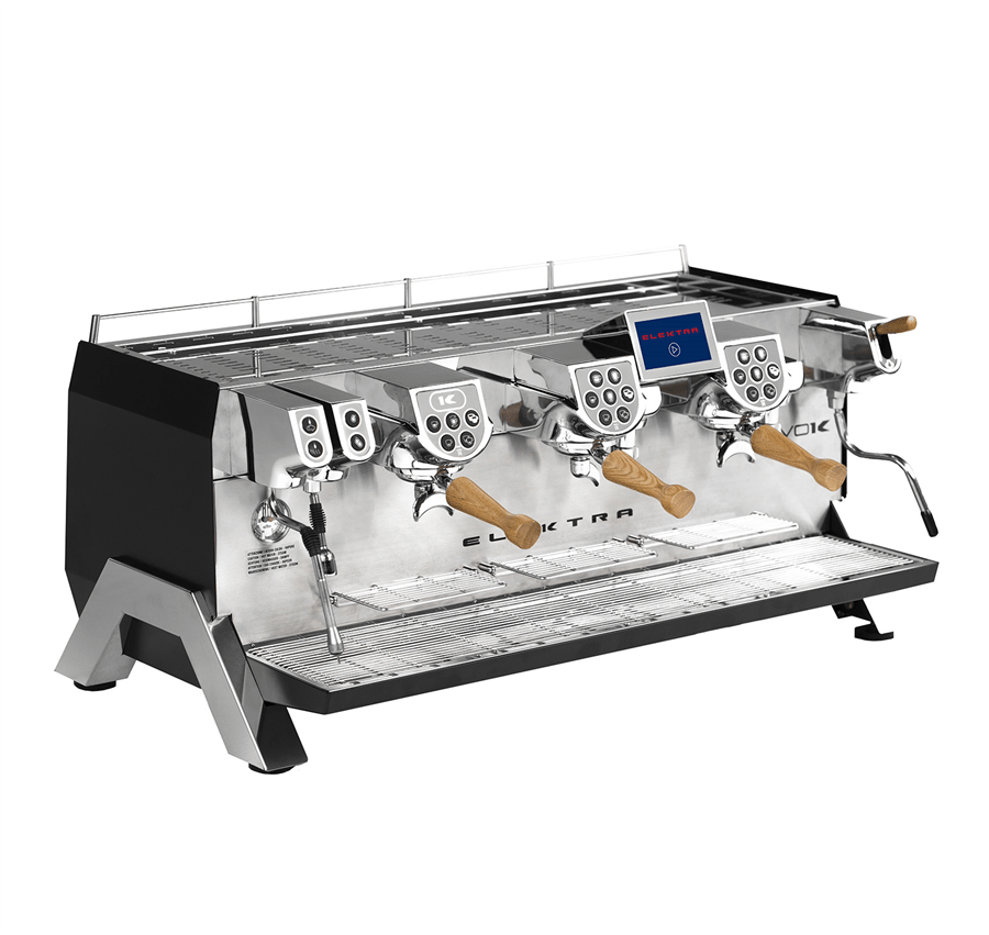 Elektra Evok Tall Cup Tam Otomatik 3 Gruplu Siyah Espresso Kahve Makinesi
