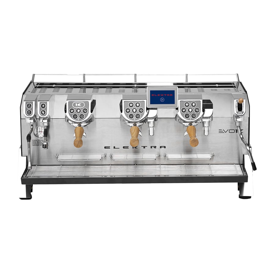 Elektra Evok Tall Cup Tam Otomatik 3 Gruplu Siyah Espresso Kahve Makinesi