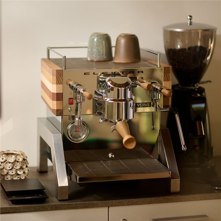 Elektra Verve Tall Cup Tam Otomatik 1 Gruplu Ahşap Espresso Kahve Makinesi