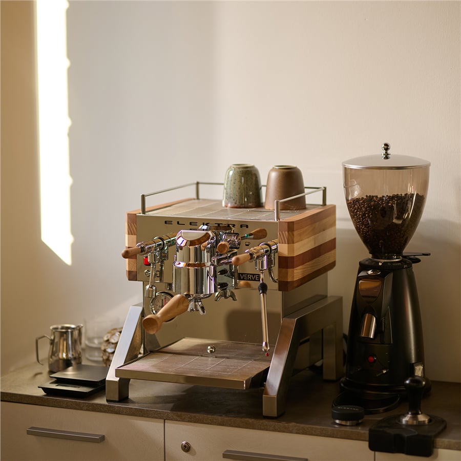 Elektra Verve Tall Cup Tam Otomatik 1 Gruplu Ahşap Espresso Kahve Makinesi