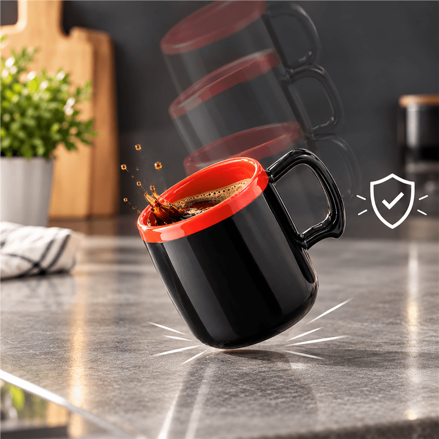 Kahve Kupası Siyah 280 Ml