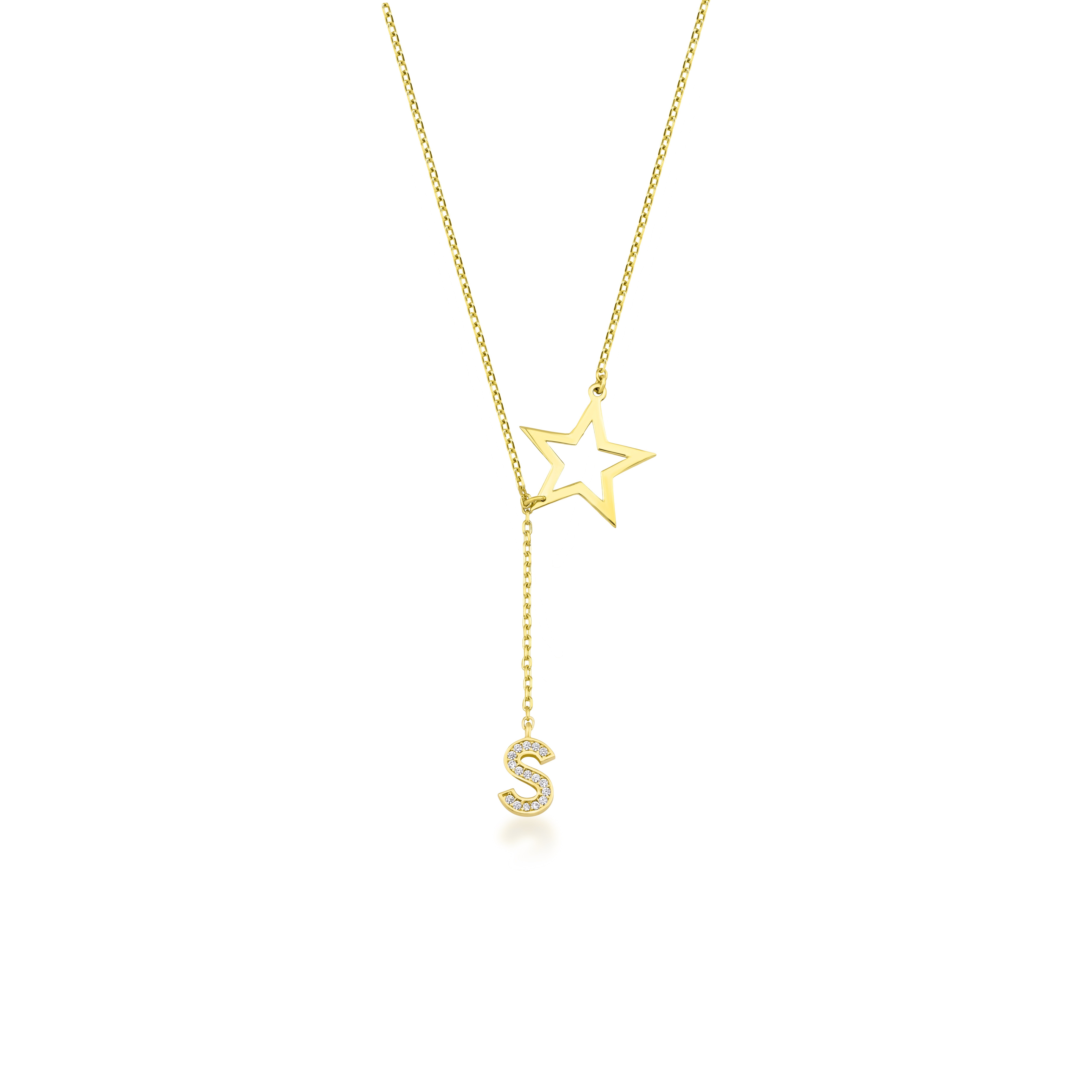 Monogram Star Kolye