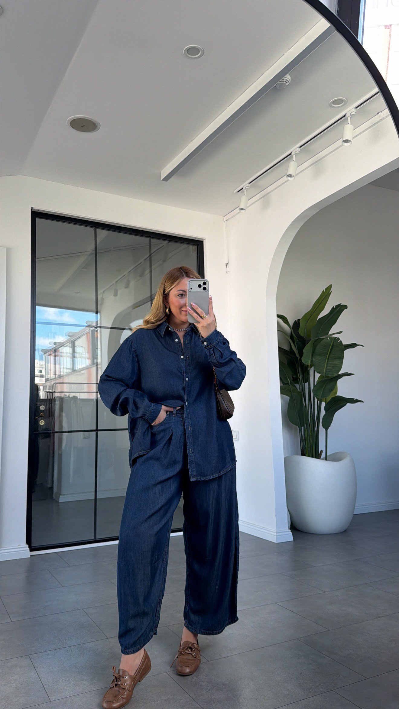 Oversize Tensel Jean Takım 3683