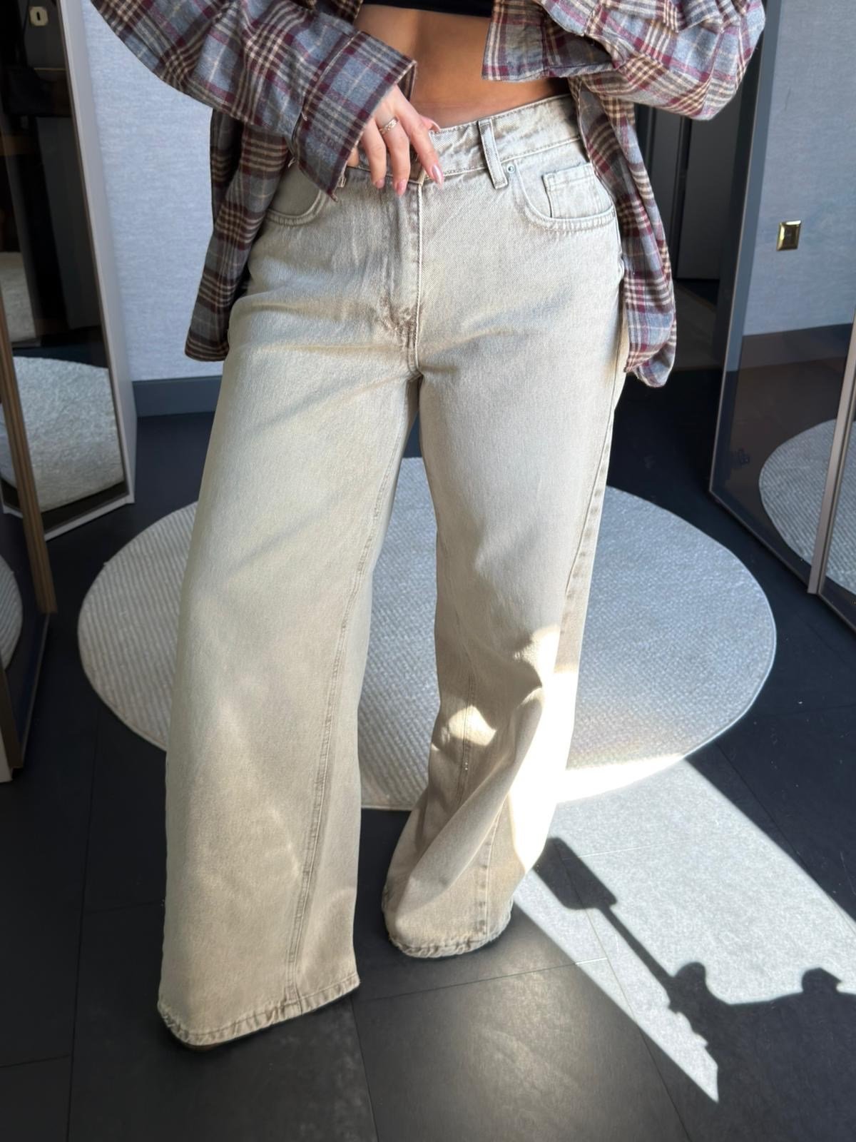 Wide Leg Bol Paça Denim 1020  