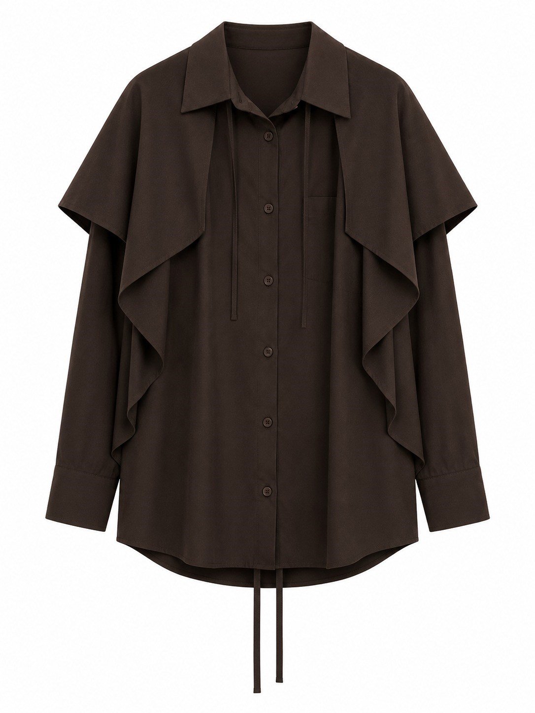 Oversize Şallı Gömlek 5051