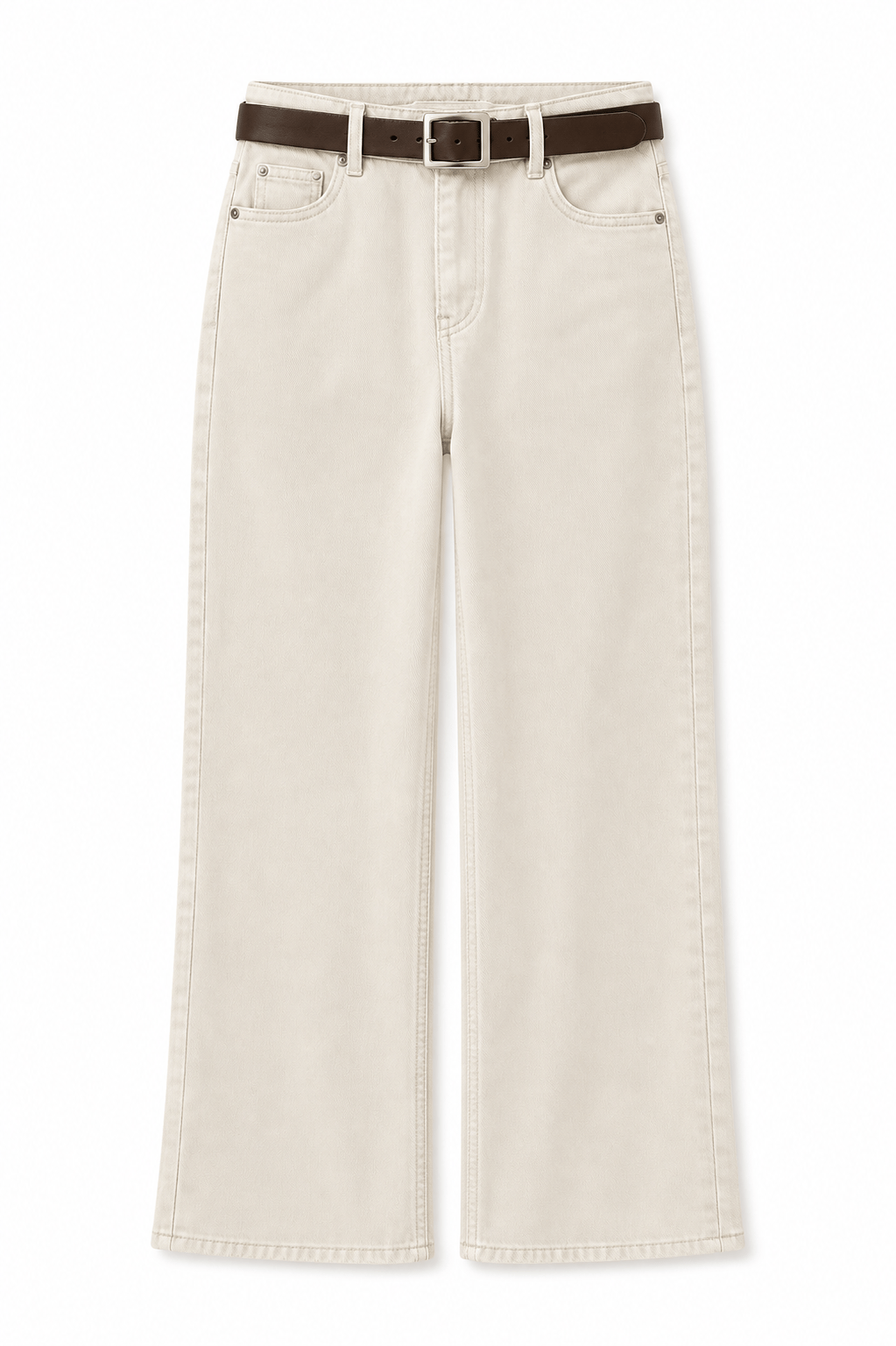 Kemerli Boru Paça Jean 3069  