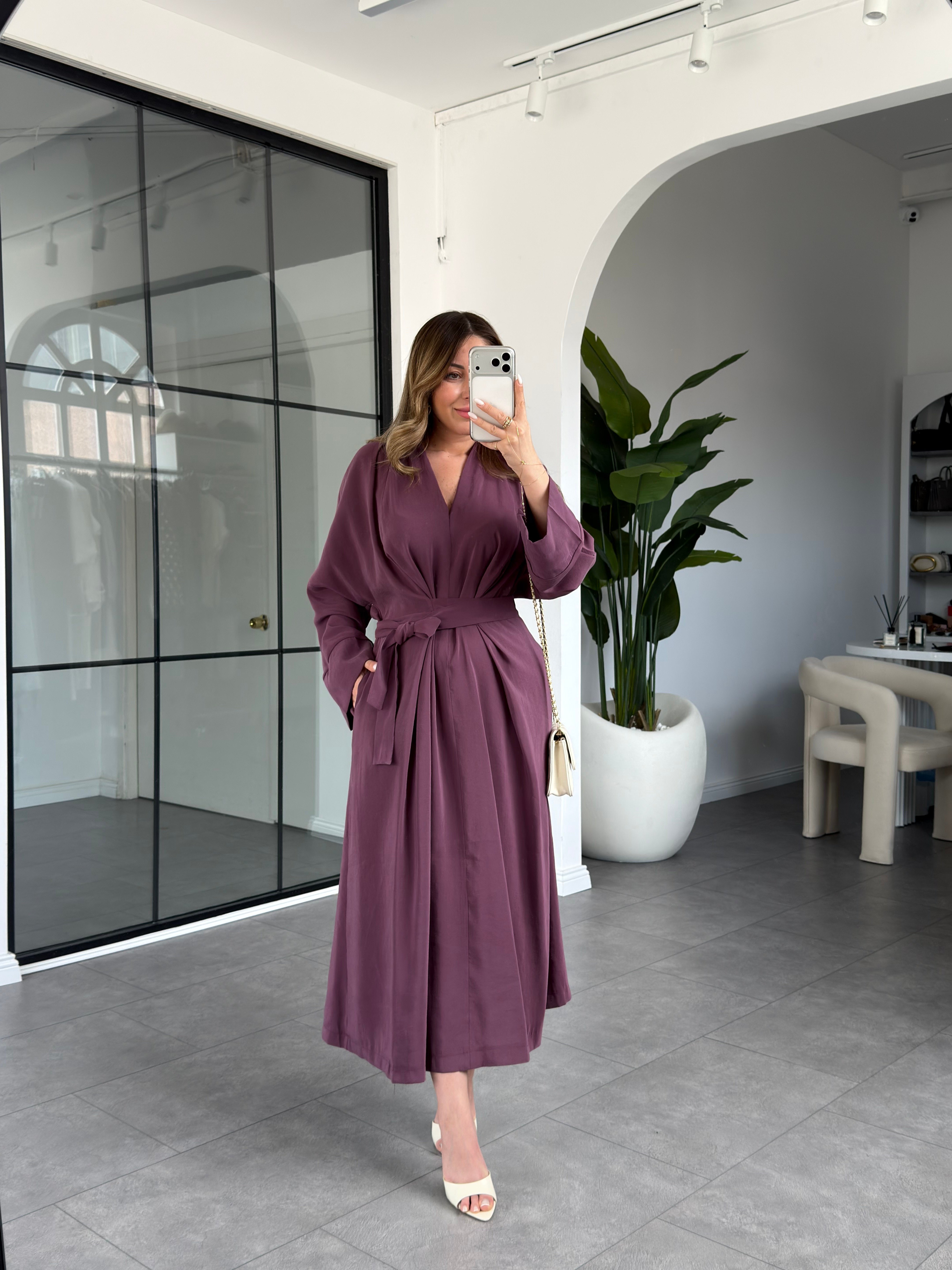 Kuşaklı Elbise 3412