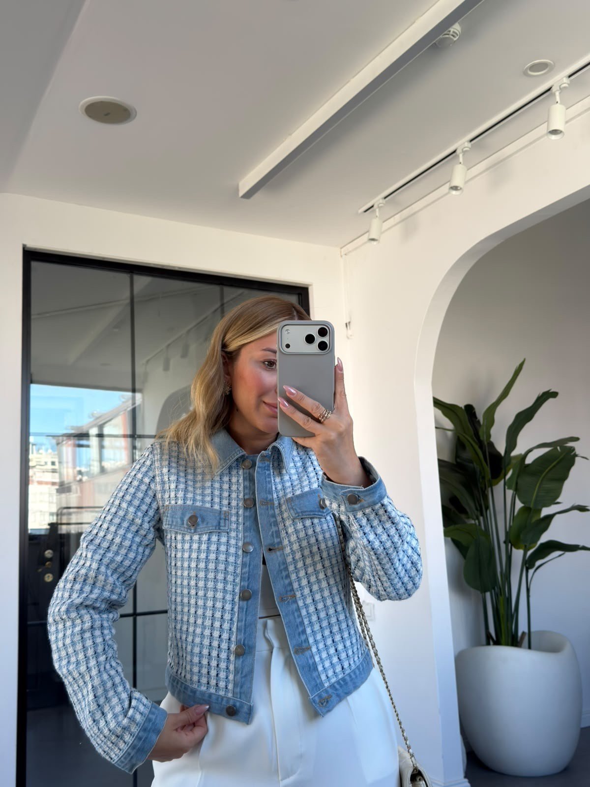 Denim Detay Tüvit Ceket 261005