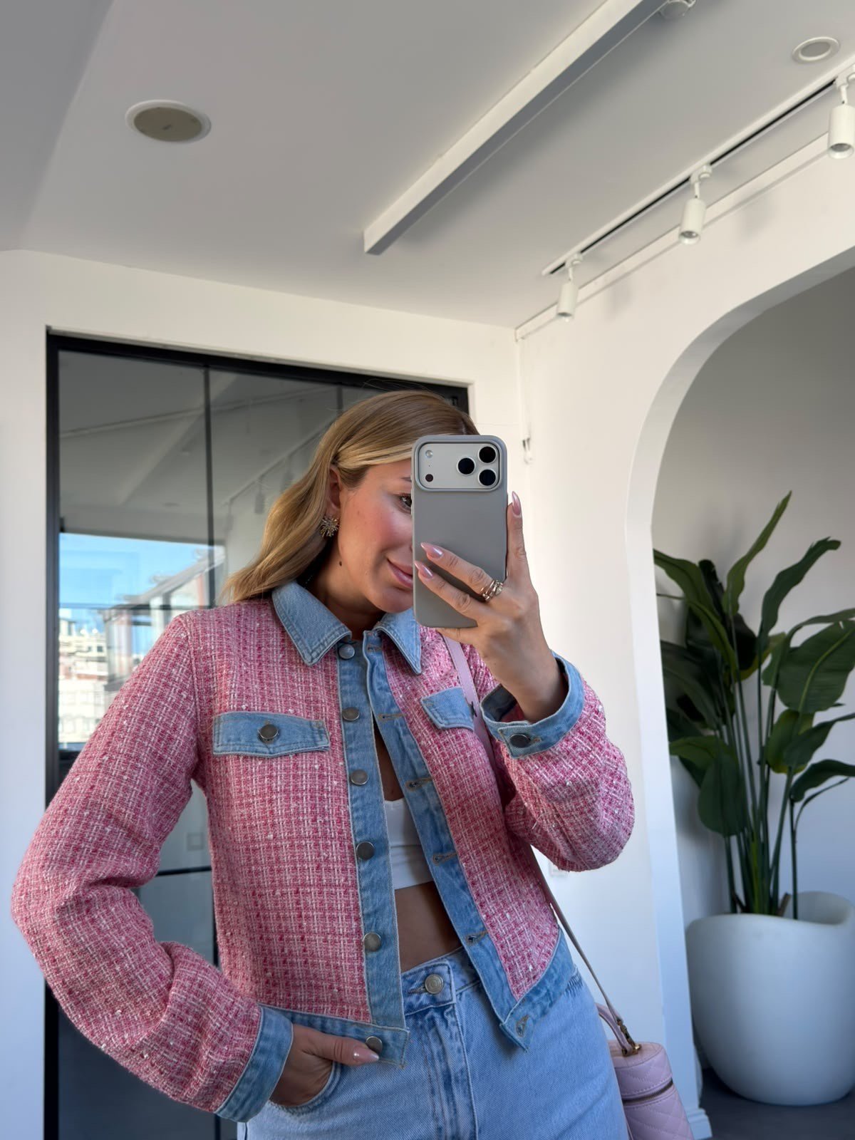 Denim Detay Tüvit Ceket 261005