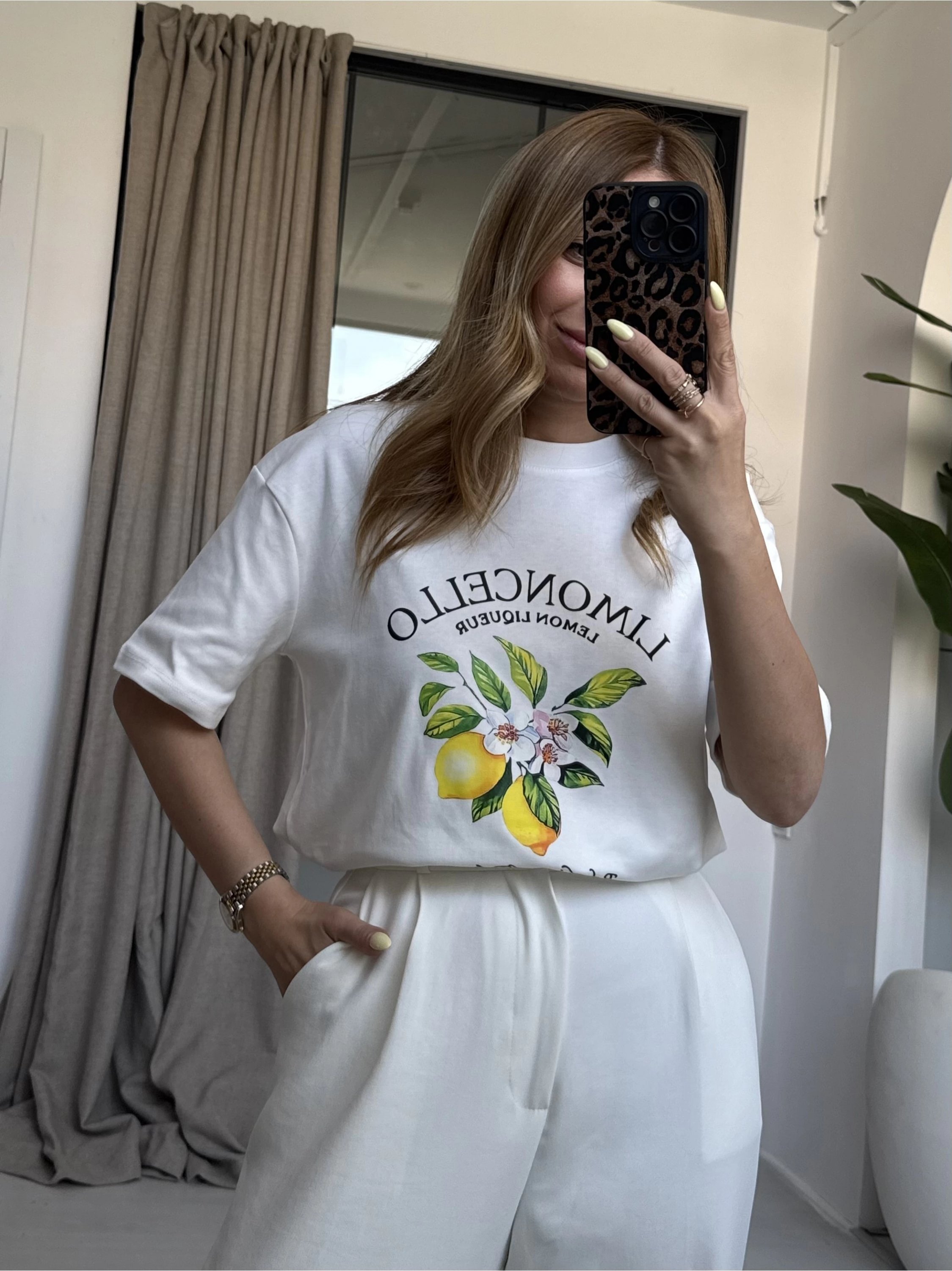 BEYAZ LİMONCELLO TSHIRT