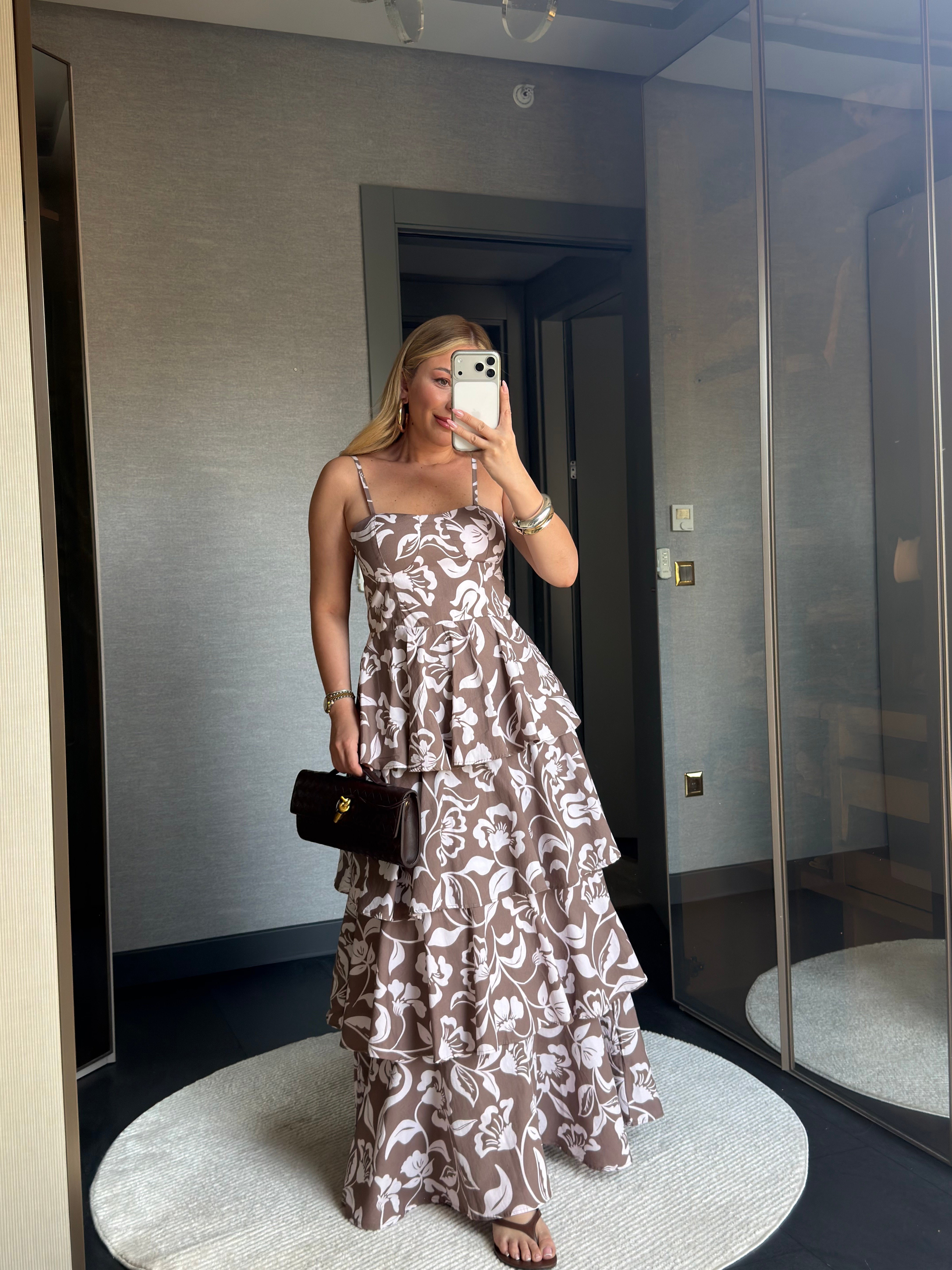 Kat Kat Fırfırlı Elbise 5469