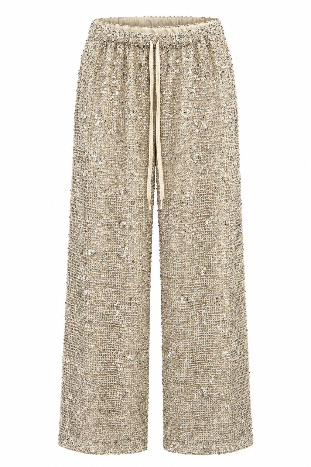 Pullu Beli Lastikli Pantolon 6565