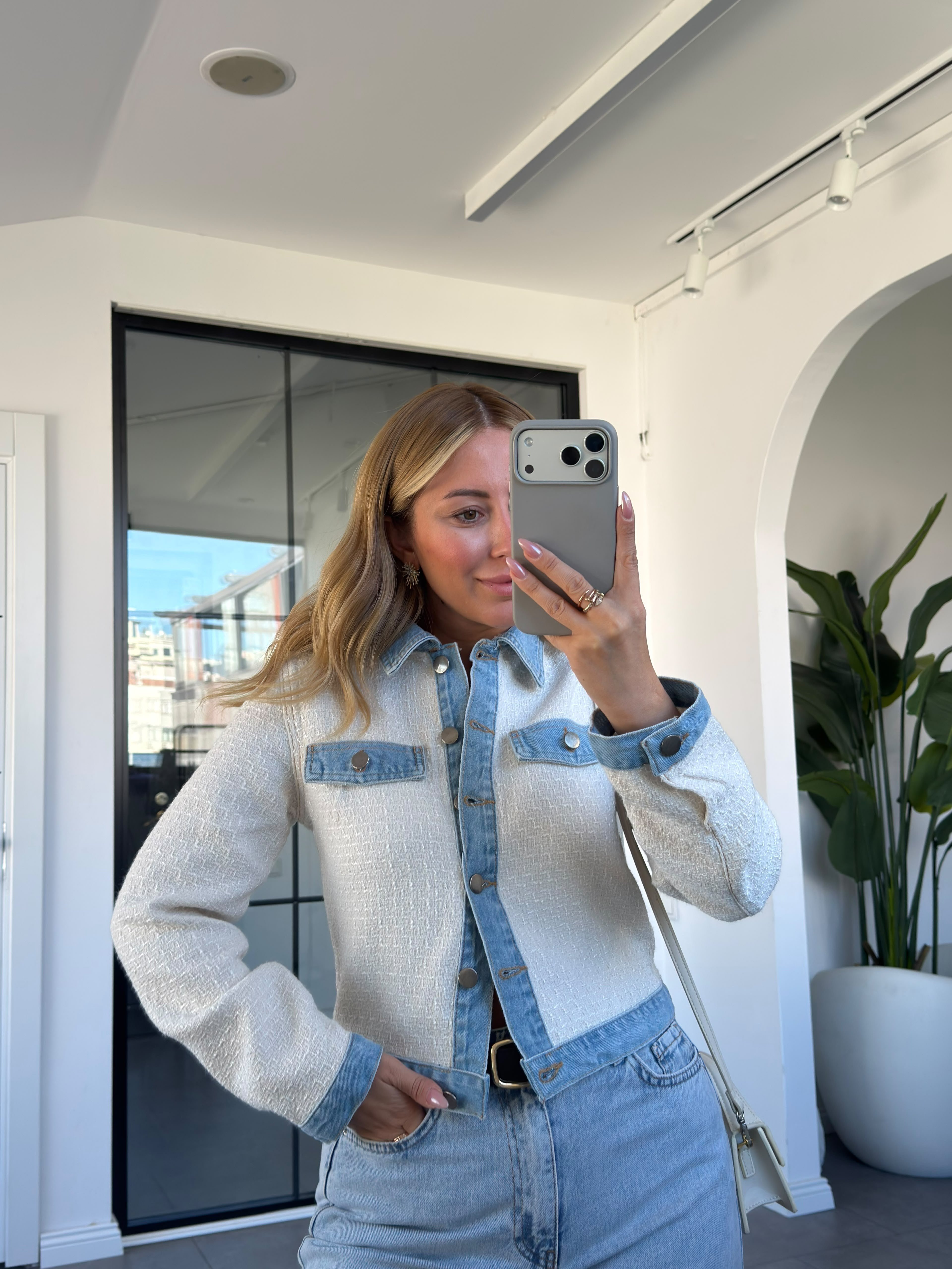 Denim Detay Tüvit Ceket 261005