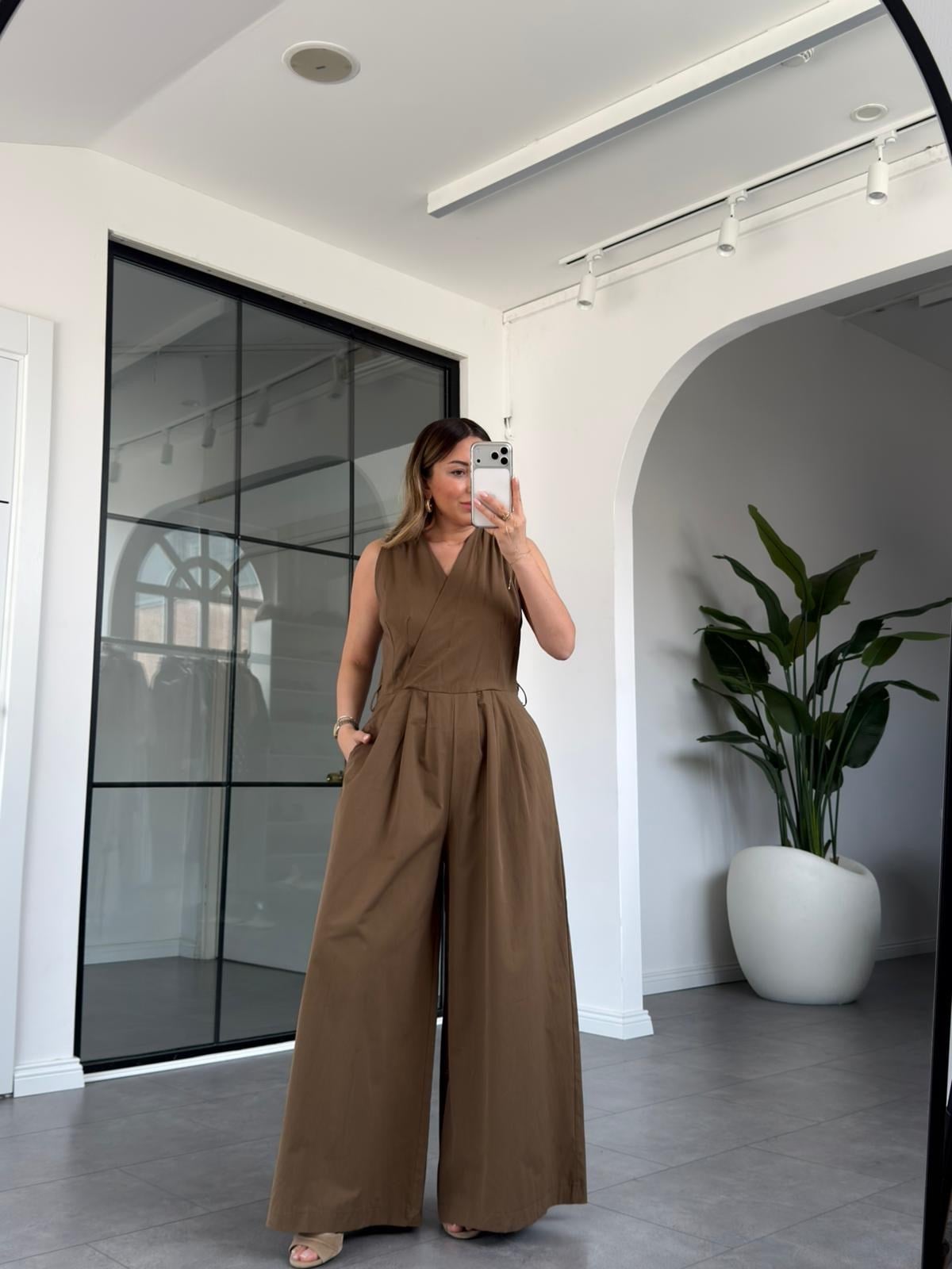 V Yaka Kemer Detaylı Tulum 51394