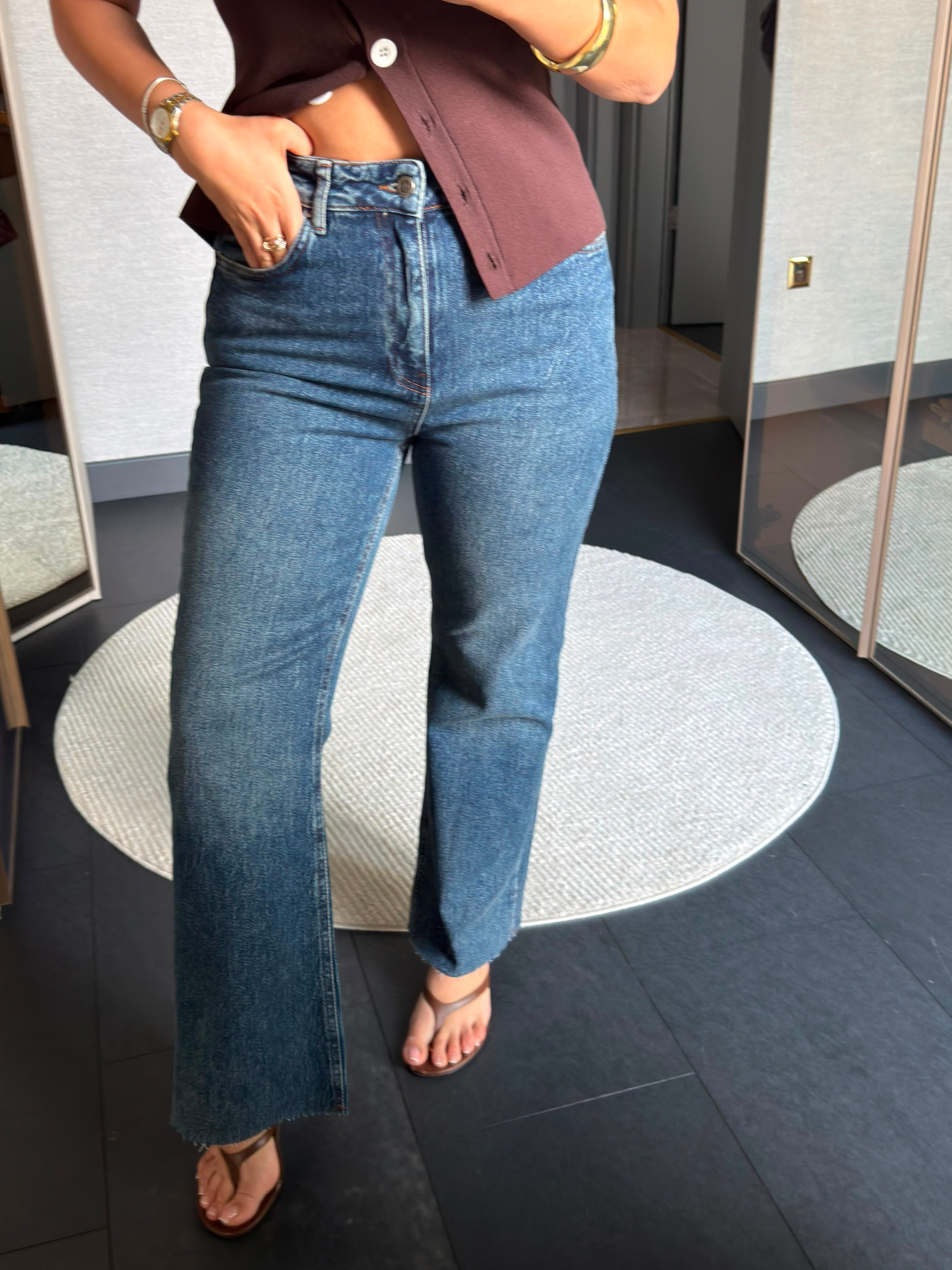 Kar Yıkama Wide Leg Jean 2005