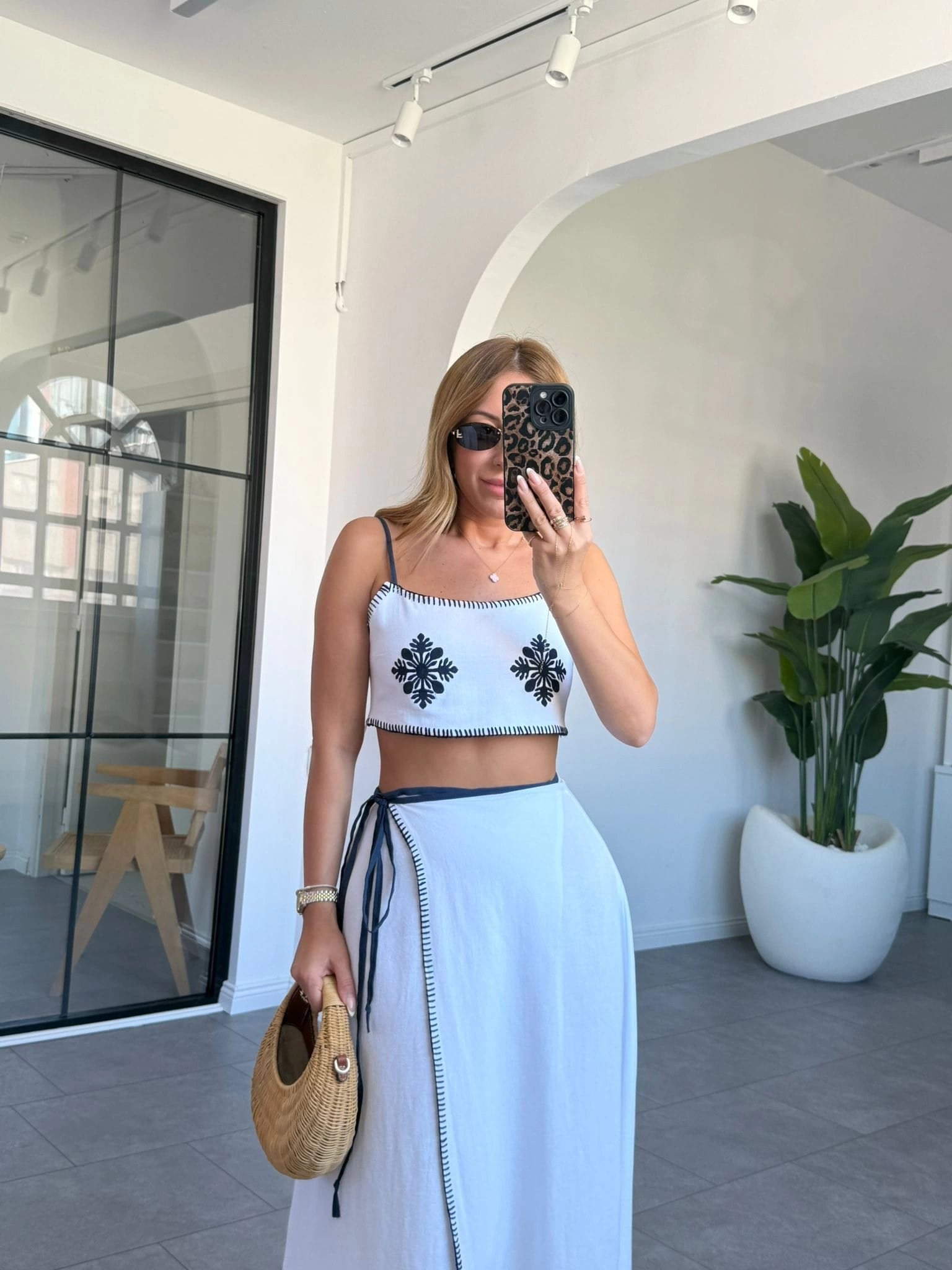 HENNA NAKIŞLI ETEKLİ CROP TAKIM