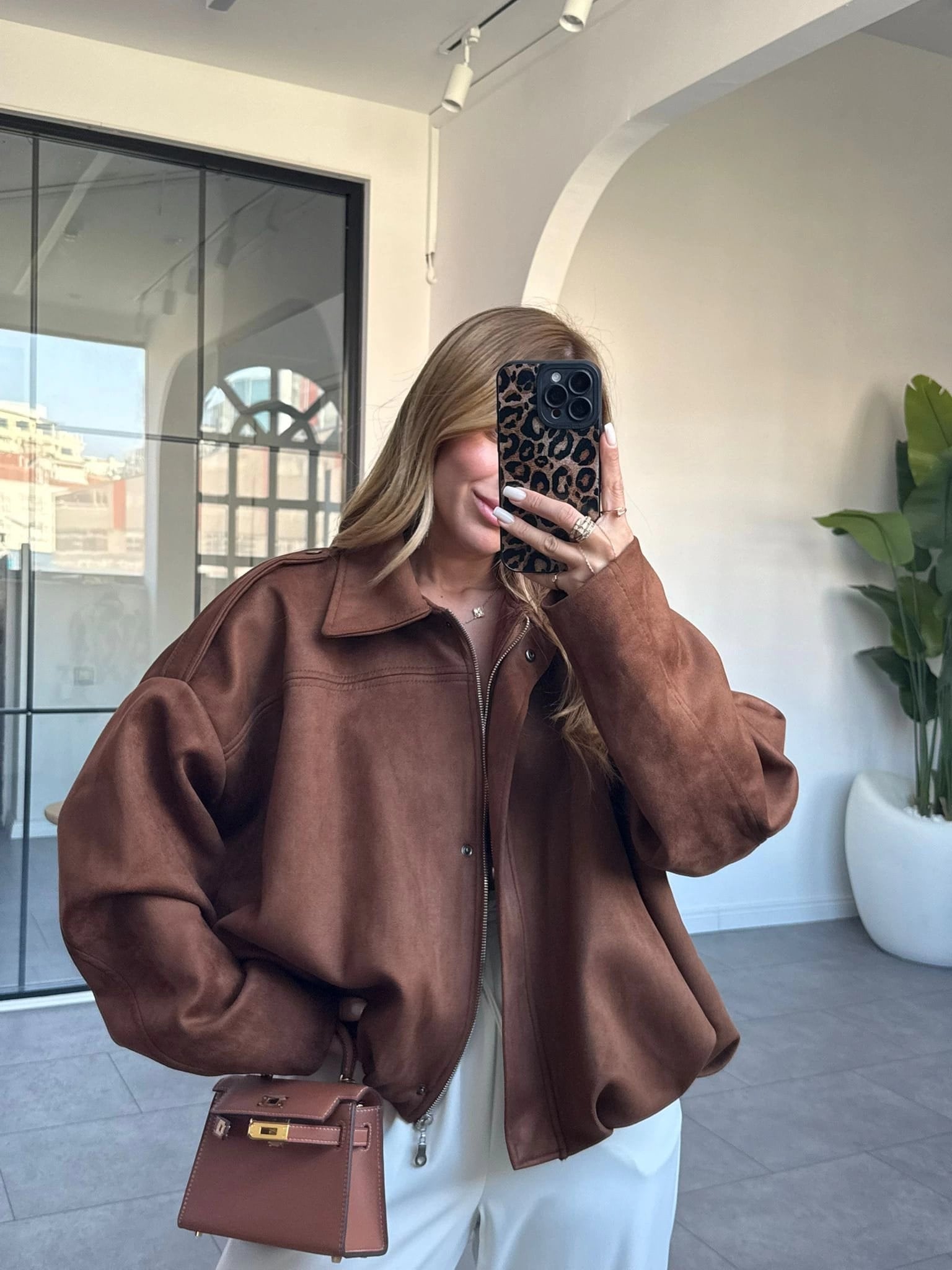 TABA SÜET BOMBER CEKET