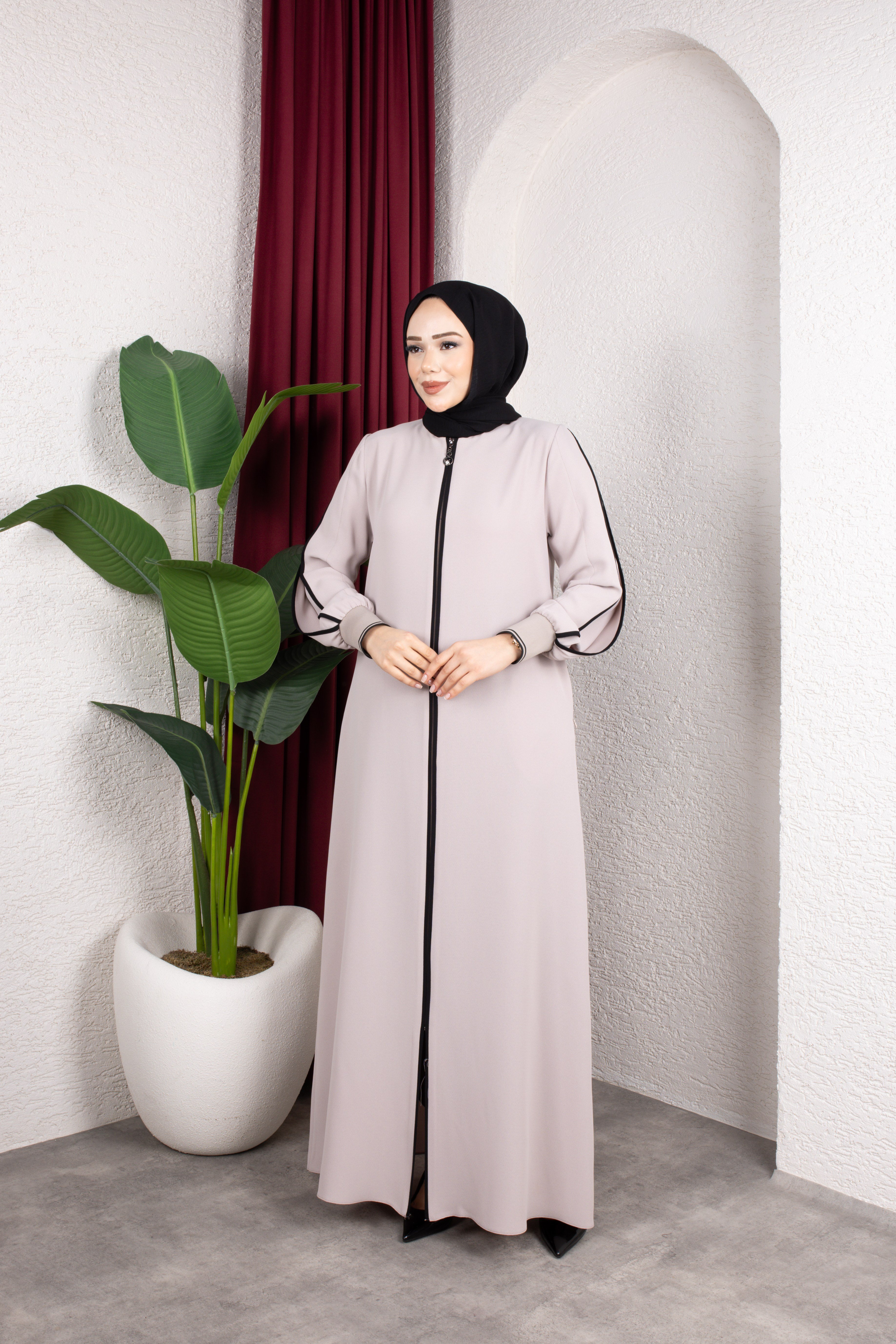 Zara Krep Kumaş 2333 | Bej