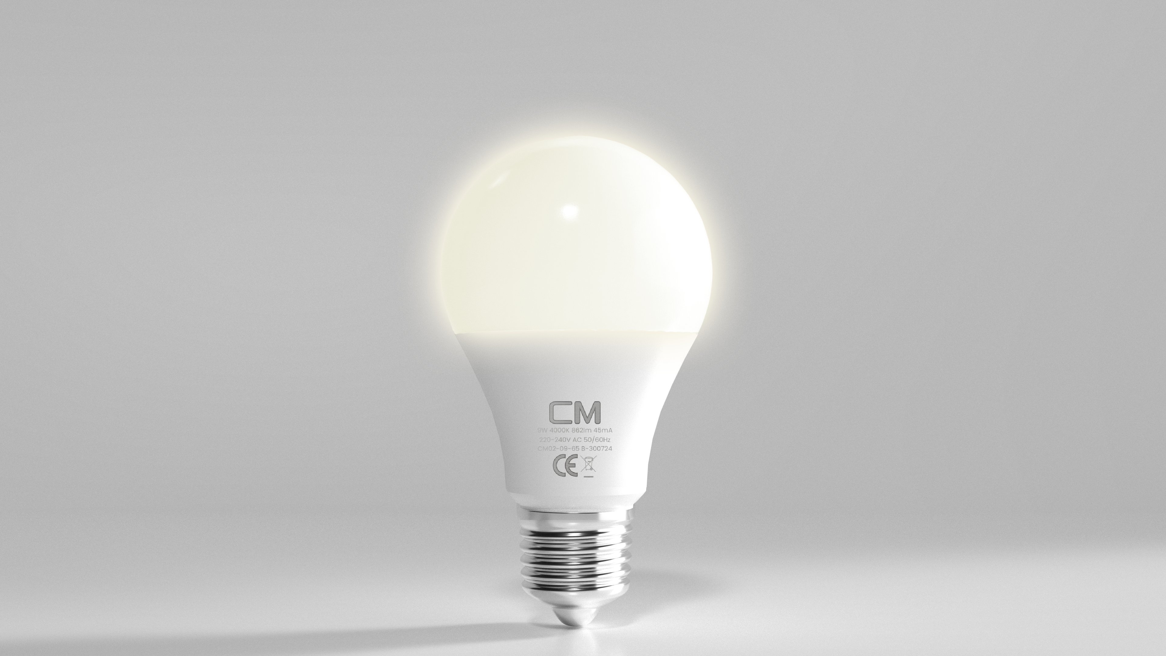 CM 9W E27 LED Ampul 4000K Gün Işığı – Enerji Tasarruflu Uzun Ömürlü Ev Aydınlatma Ampulü