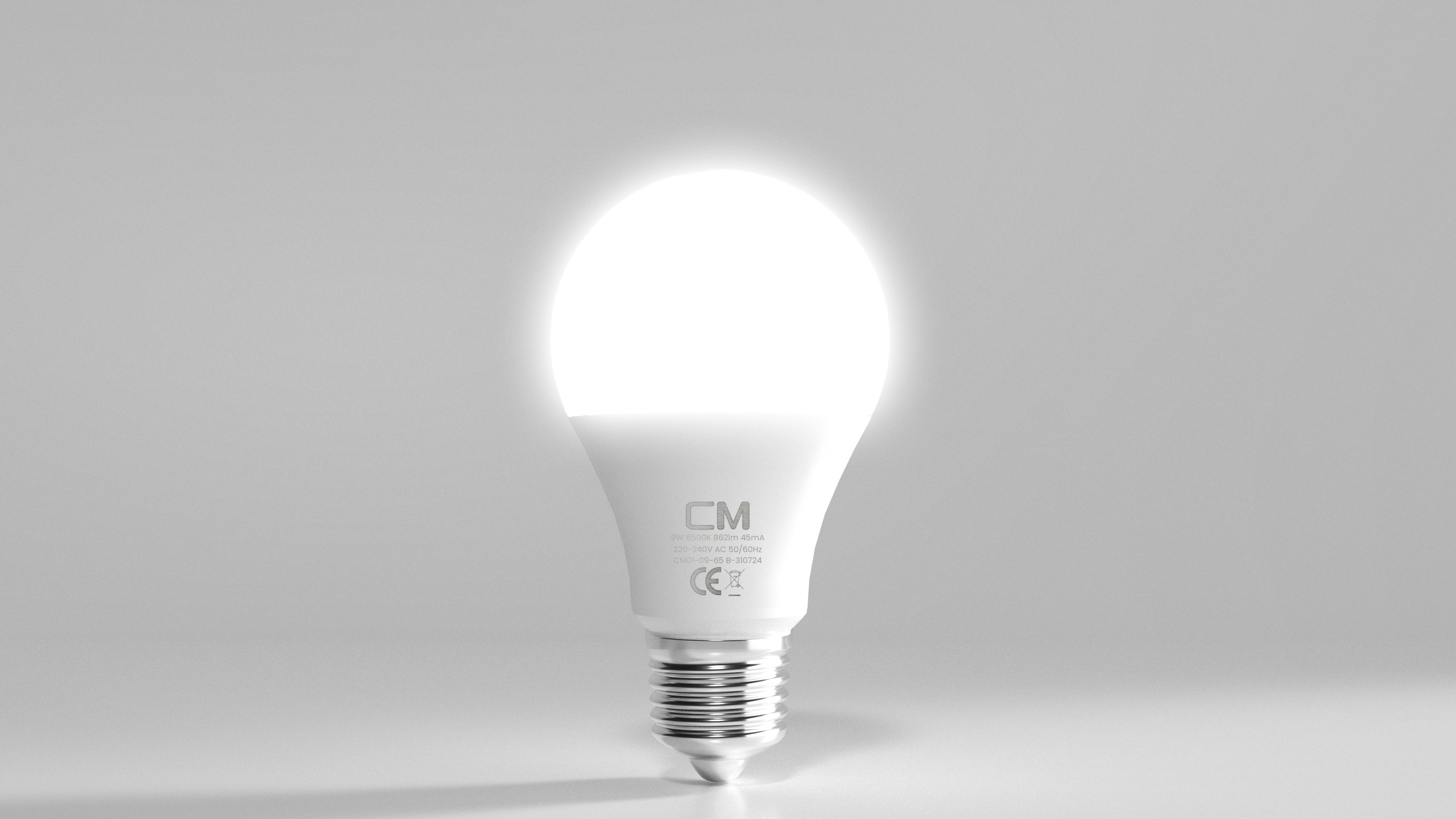 CM 9W E27 LED Ampul 6500K Beyaz Işık – Enerji Tasarruflu Uzun Ömürlü Ev Aydınlatma Ampulü