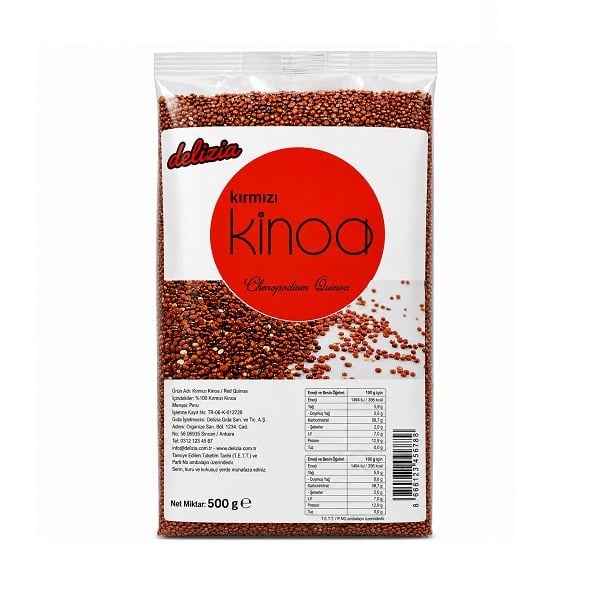 Delizia Kırmızı Kinoa 500 gr