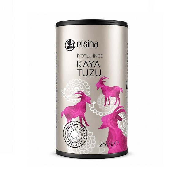 Efsina İyotlu İnce Kaya Tuzu 250 gr