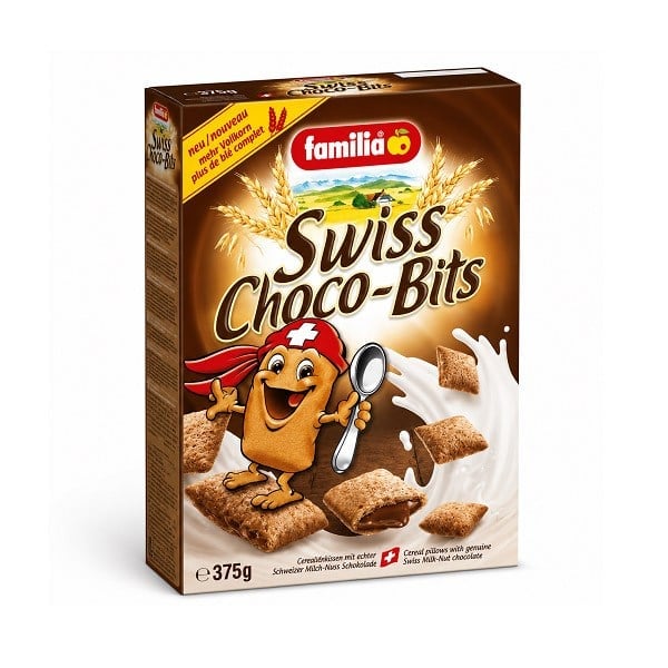 Familia Sütlü Çikolata Dolgulu Gevrek (Swiss Choco Bits) 375 gr