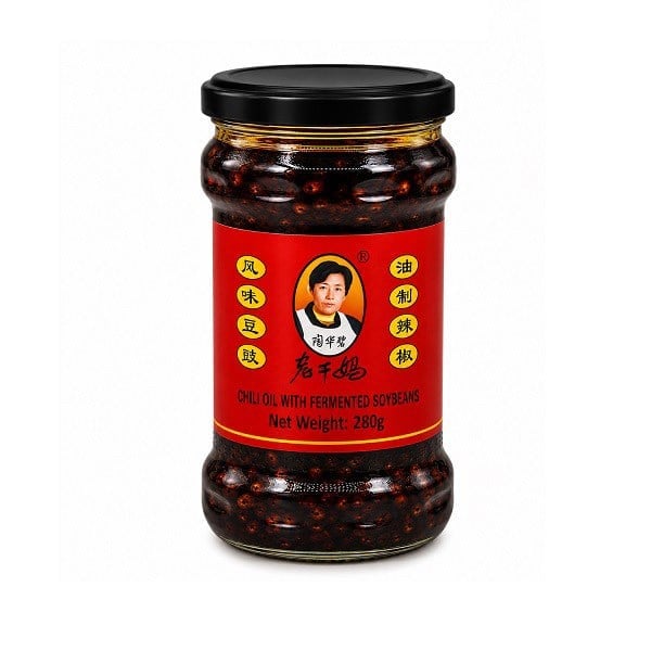 Laoganma Fermente Soya Fasulyeli Biber Sosu 280 gr