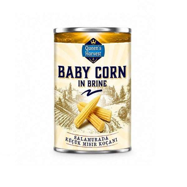 Queen's Harvest Salamurada Küçük Mısır Koçanı 410 gr