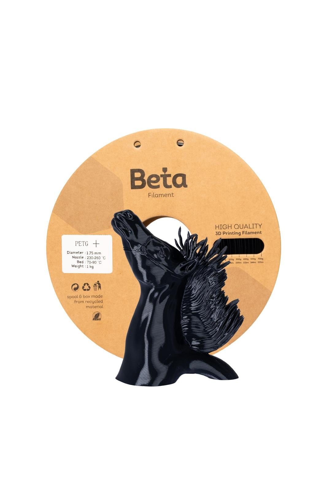 Beta PETG+Black Filament