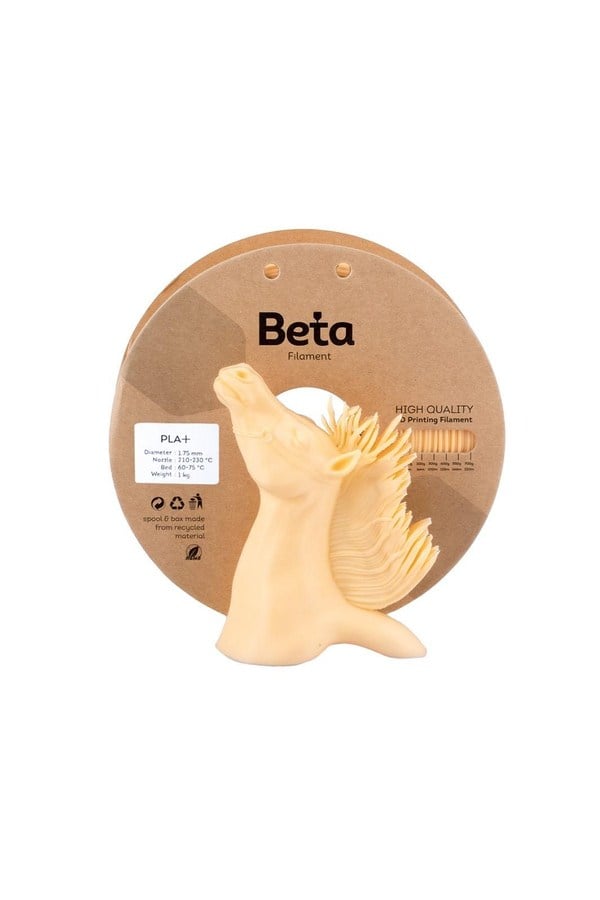 Beta PLA+ Cream Filament 1.75mm 1kg