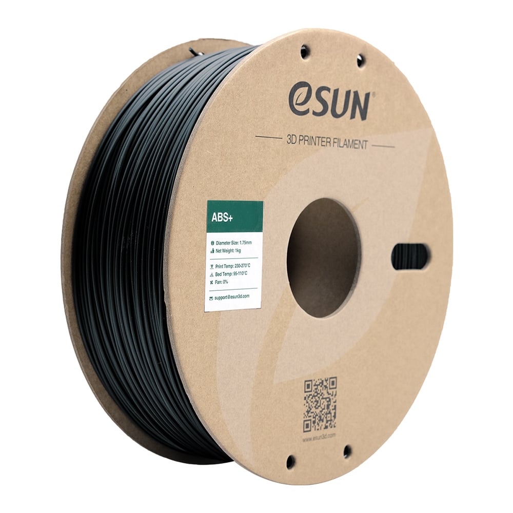 eSUN ABS+ Siyah Filament 1.75mm 1kg