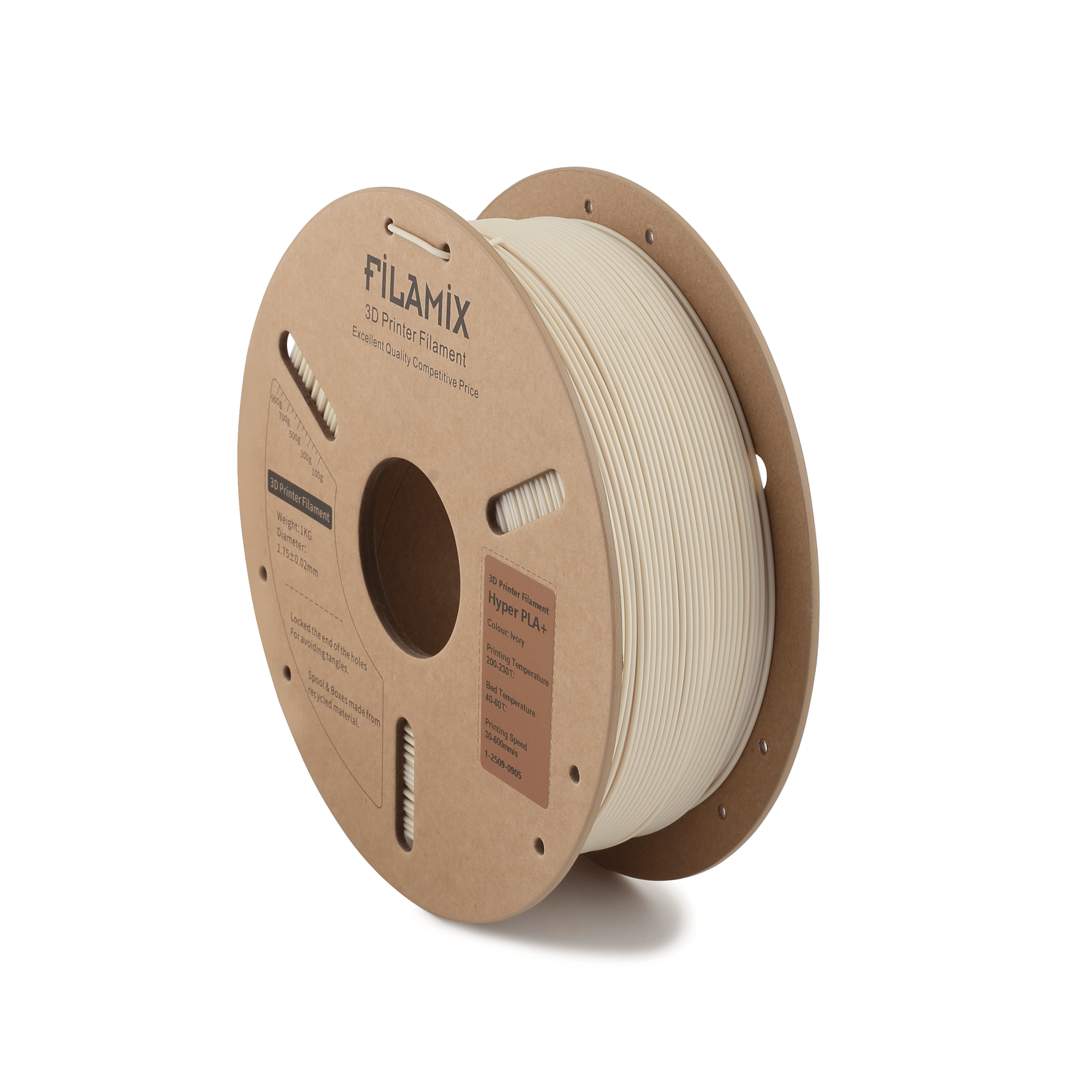 Filamix Hyper Speed Pla+ Ivory Filament 1.75mm 1 Kg